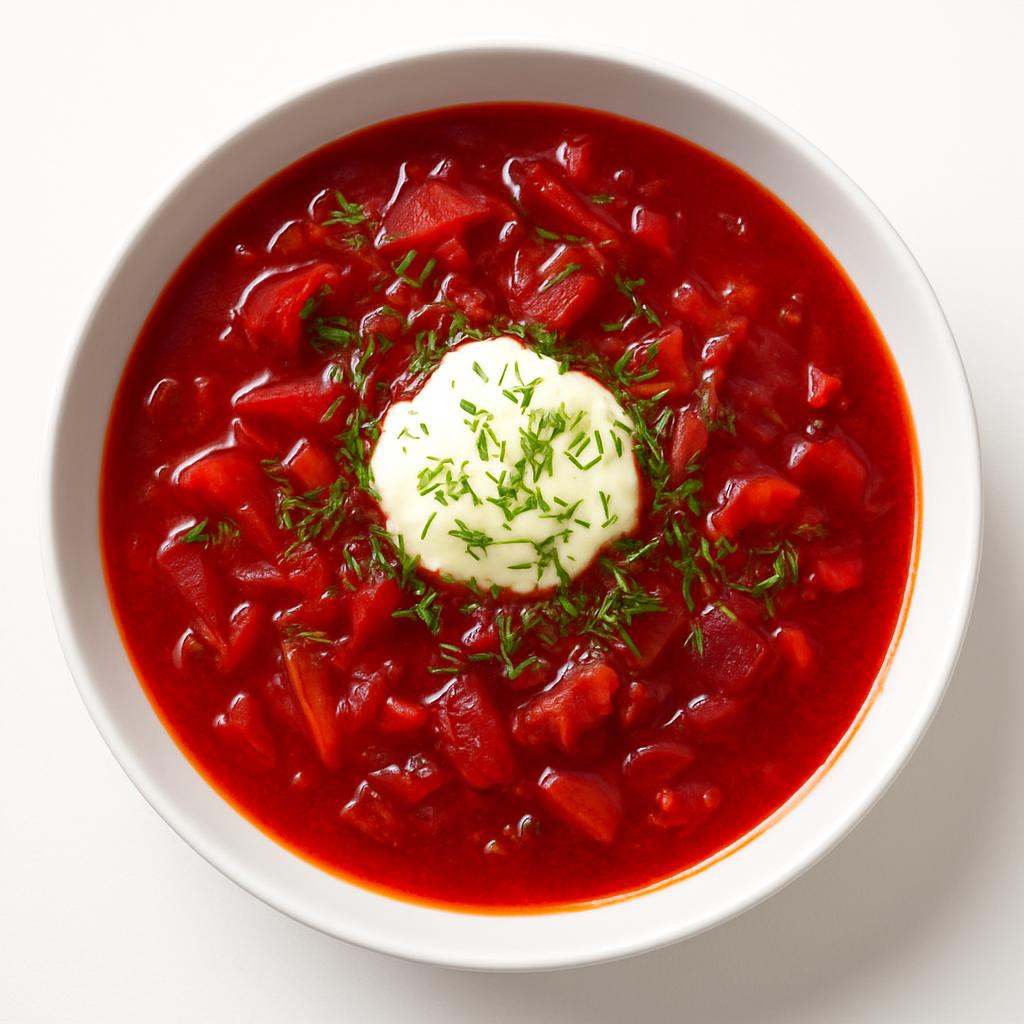 Borscht recipe created by pantribot using RolTak AI