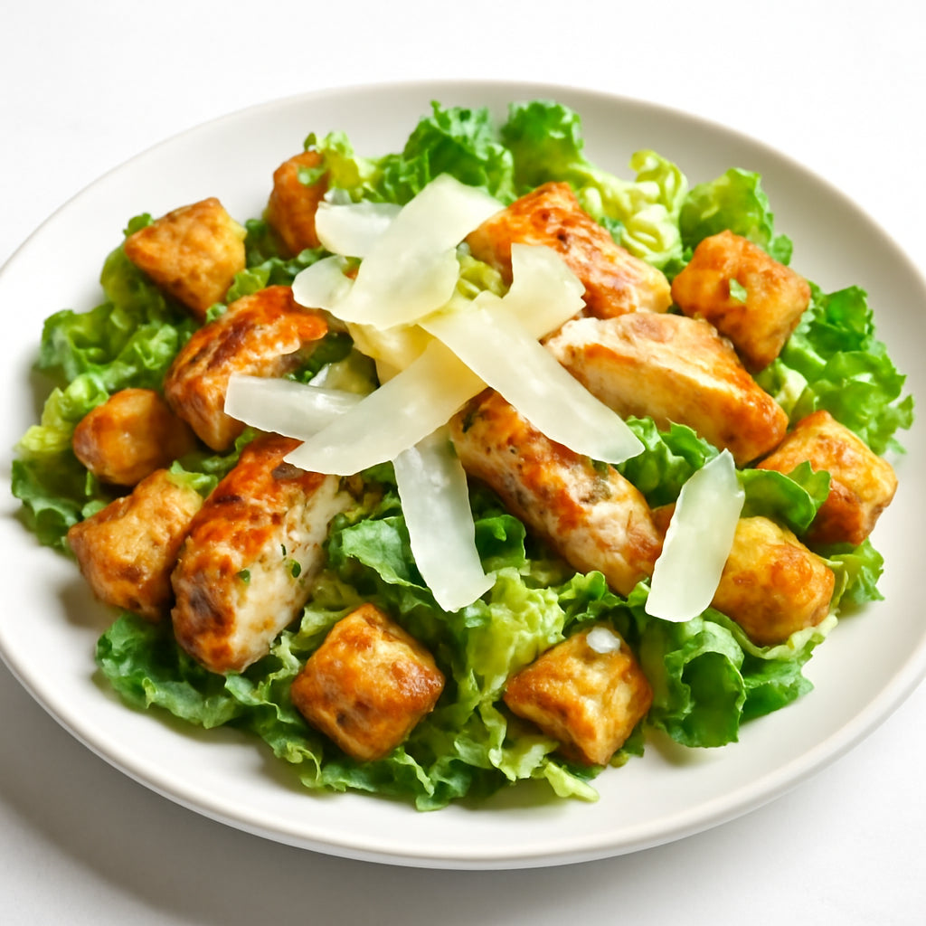 Cesar’s salad with parmesan cheese recipe created by pantribot using RolTak AI