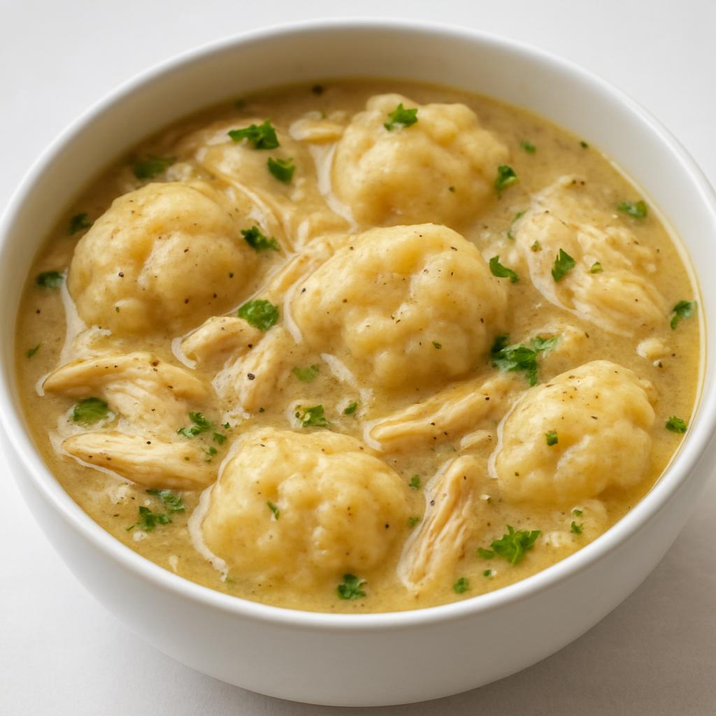 Chicken and Dumplings recipe created by pantribot using RolTak AI