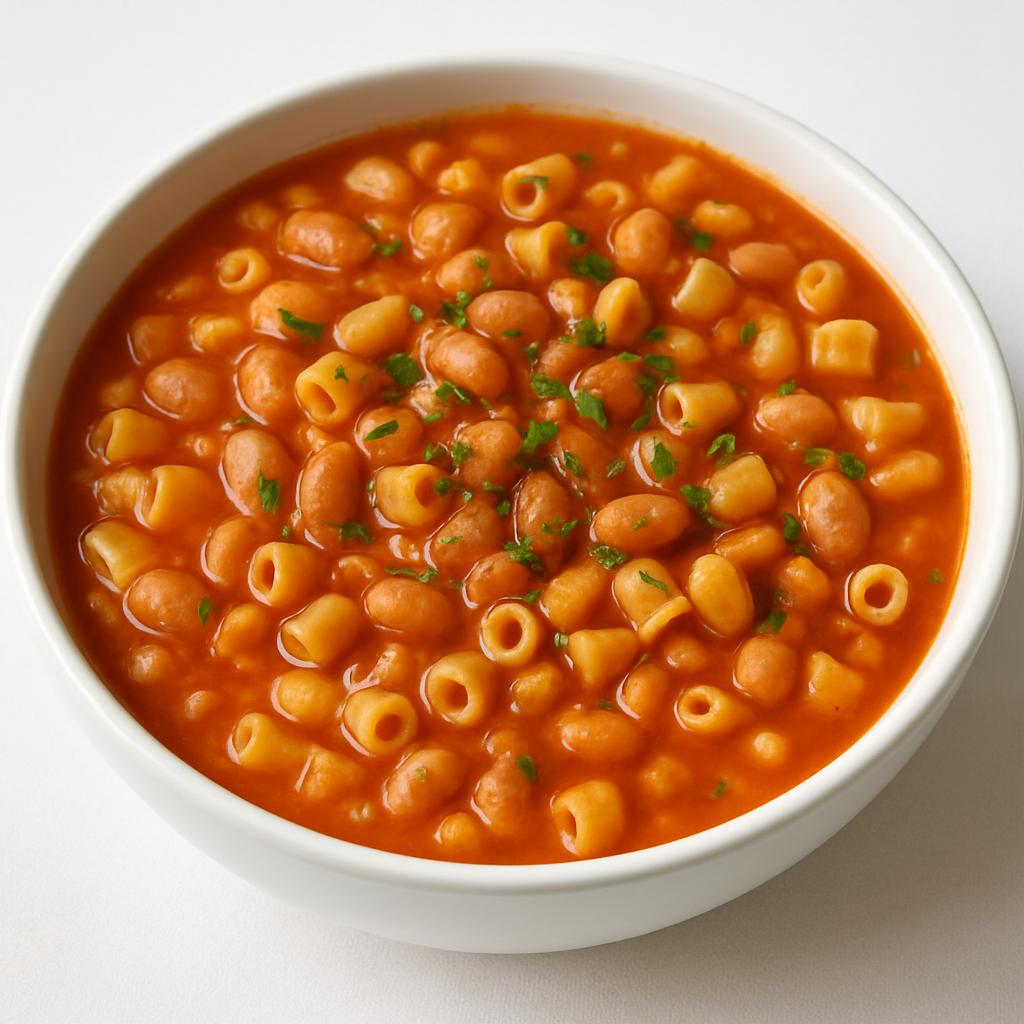Pasta e Fagioli recipe created by pantribot using RolTak AI
