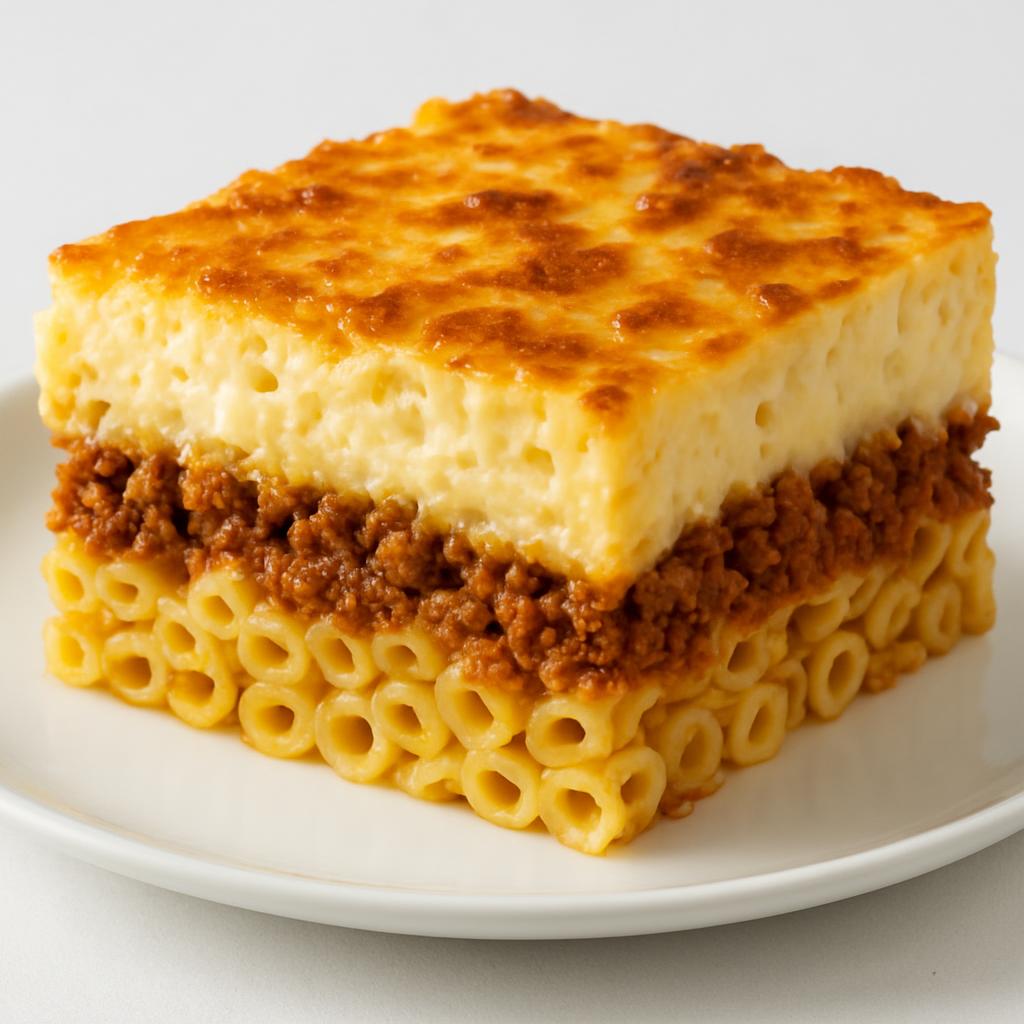 Pastitsio recipe created by pantribot using RolTak AI