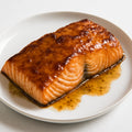 Roasted Salmon Glazed With Brown Sugar and Mustard recipe created by pantribot using RolTak AI