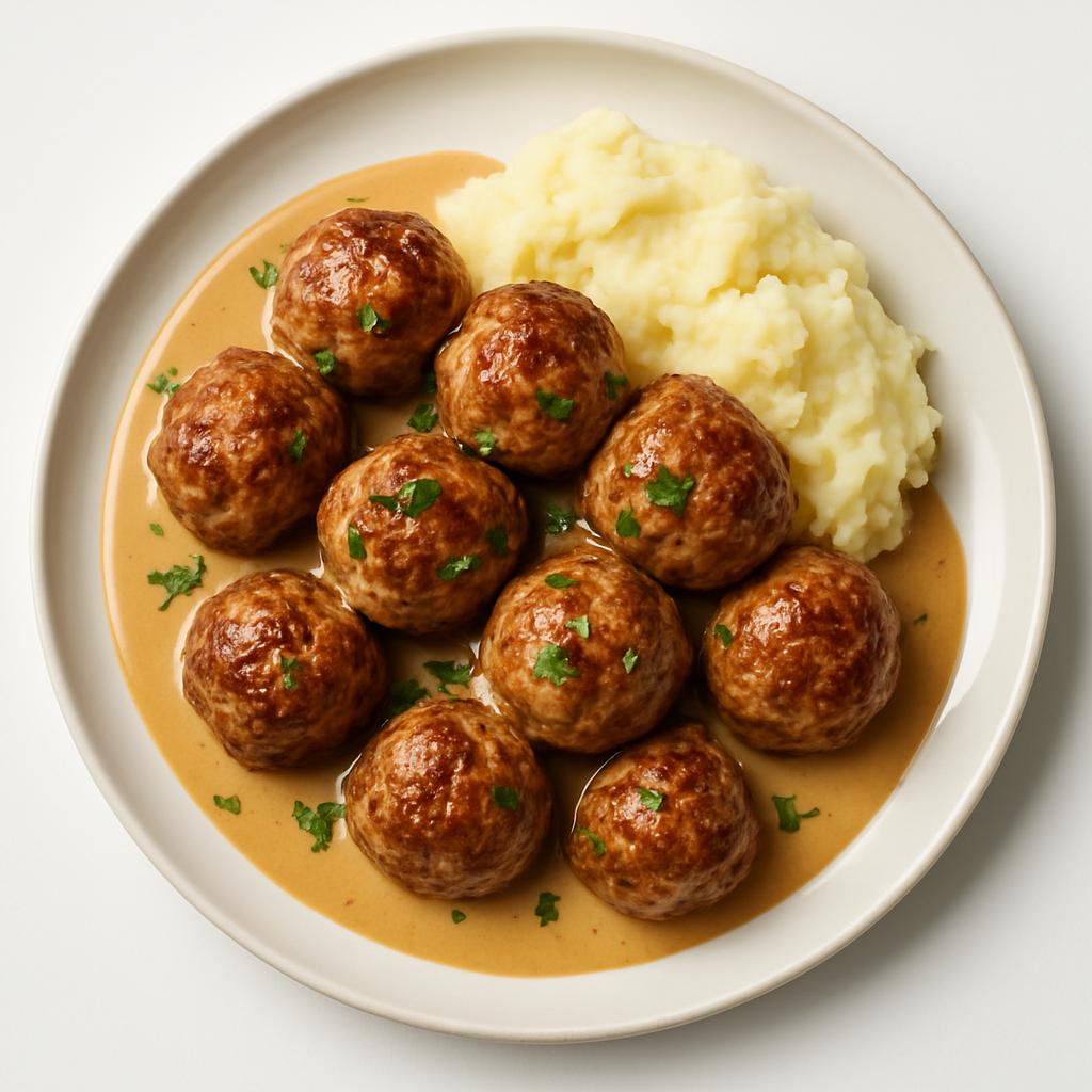 Swedish Meatballs recipe created by pantribot using RolTak AI