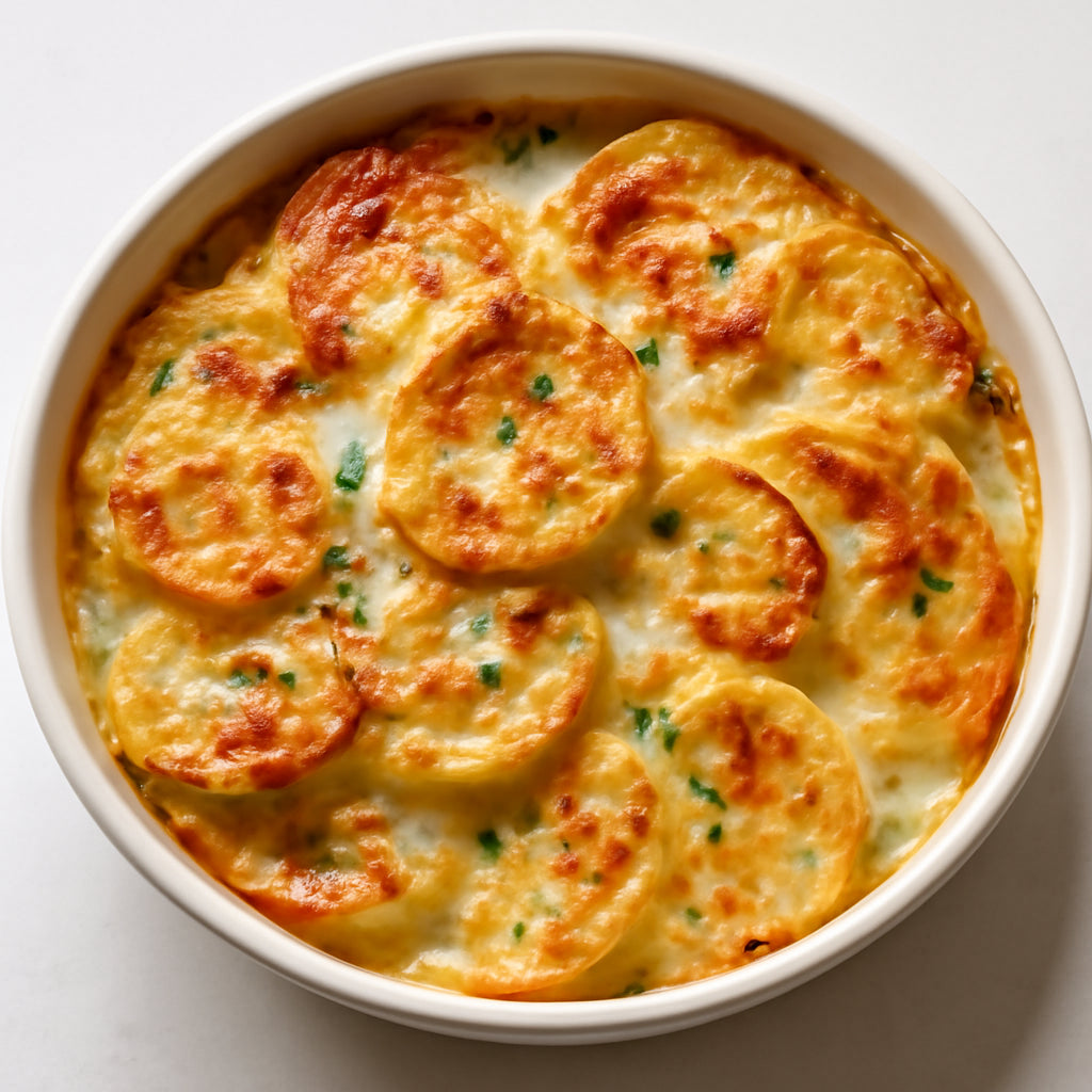 au gratin potatoes recipe created by pantribot using RolTak AI