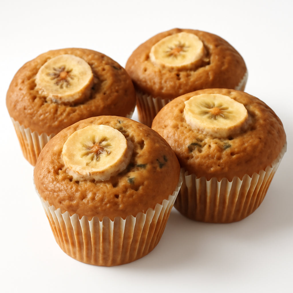 banana muffins recipe created by pantribot using RolTak AI