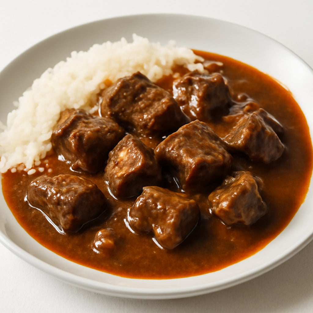 beef curry recipe created by pantribot using RolTak AI