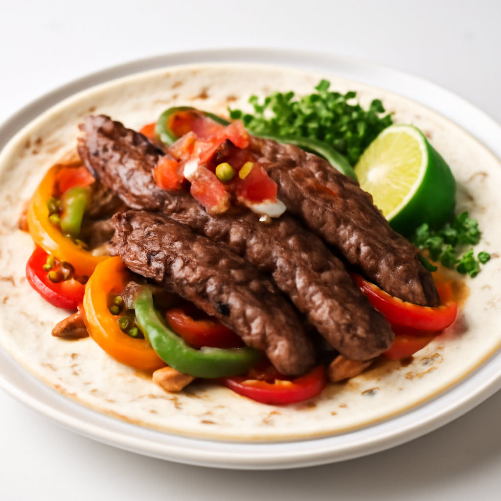 beef fajitas recipe created by pantribot using RolTak AI