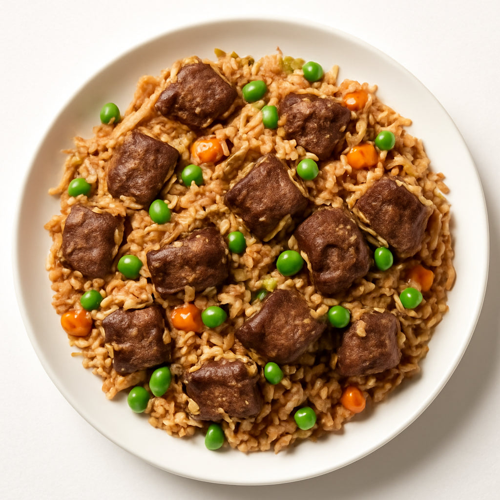 beef fried rice recipe created by pantribot using RolTak AI
