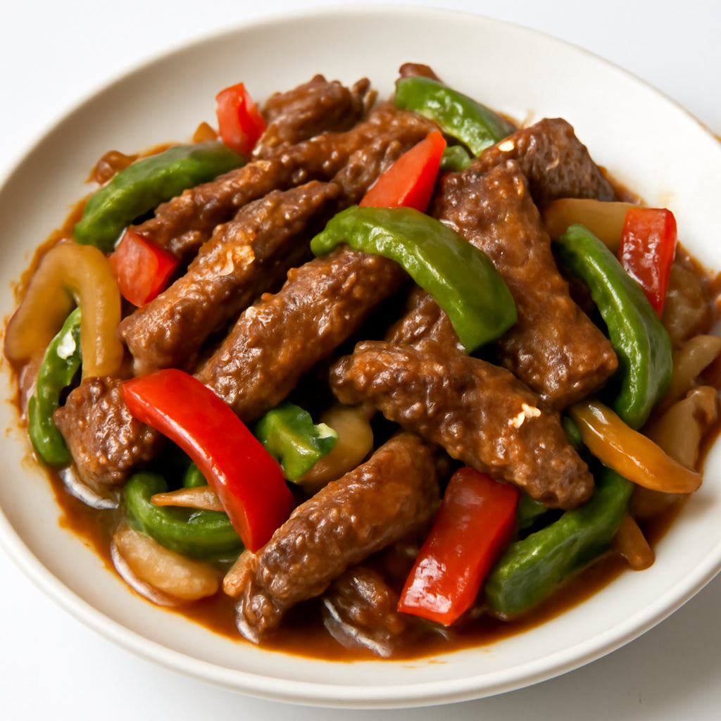 beef stir fry recipe created by pantribot using RolTak AI