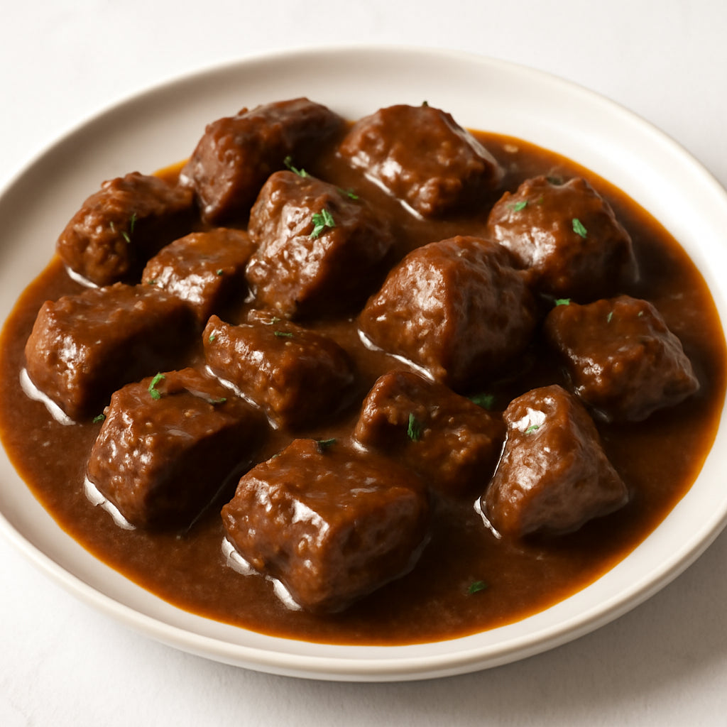 beef tips and gravy recipe created by pantribot using RolTak AI