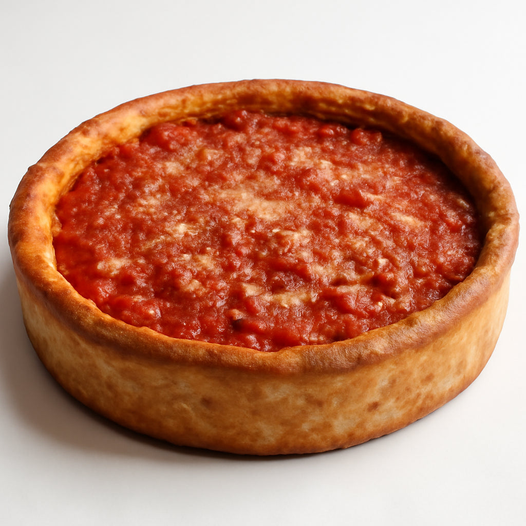 chicago deep dish pizza recipe created by pantribot using RolTak AI