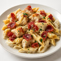 chicken bacon ranch pasta recipe created by pantribot using RolTak AI