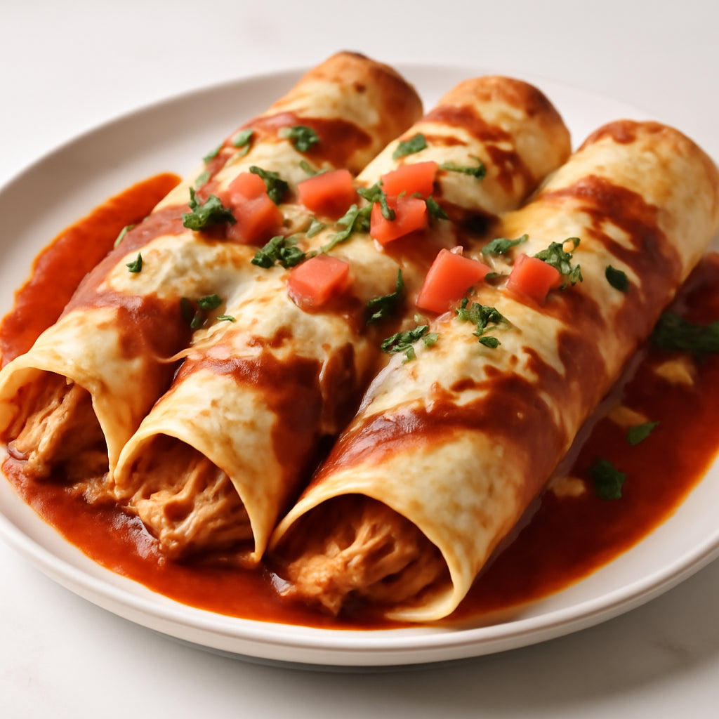 chicken enchiladas recipe created by pantribot using RolTak AI