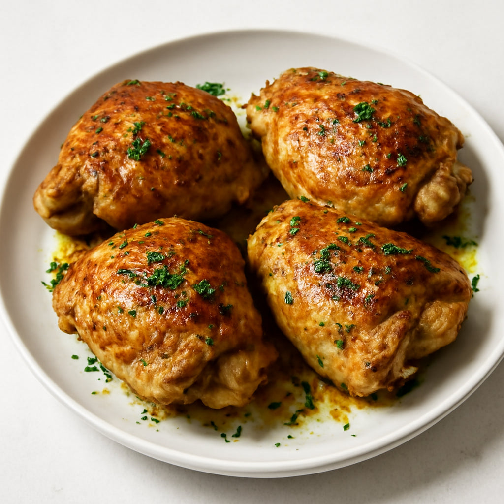 chicken thighs recipe recipe created by pantribot using RolTak AI