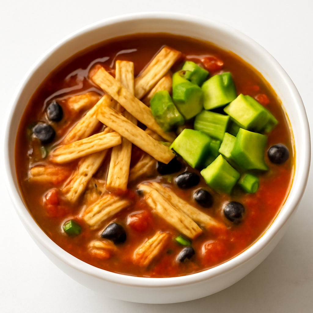 chicken tortilla soup recipe created by pantribot using RolTak AI