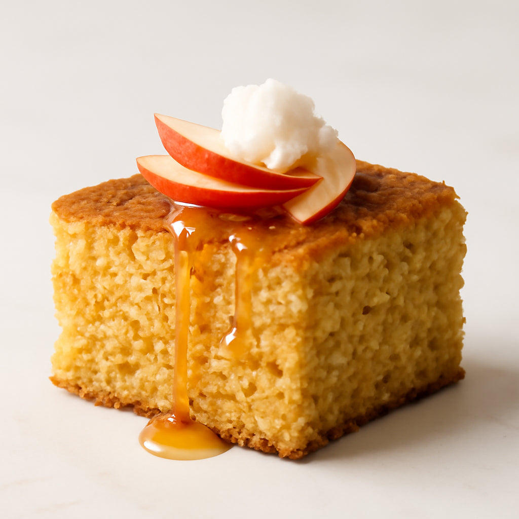 corbread made with apple shredded honey and coconut oil recipe created by pantribot using RolTak AI