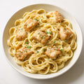 creamy chicken pasta recipe created by pantribot using RolTak AI