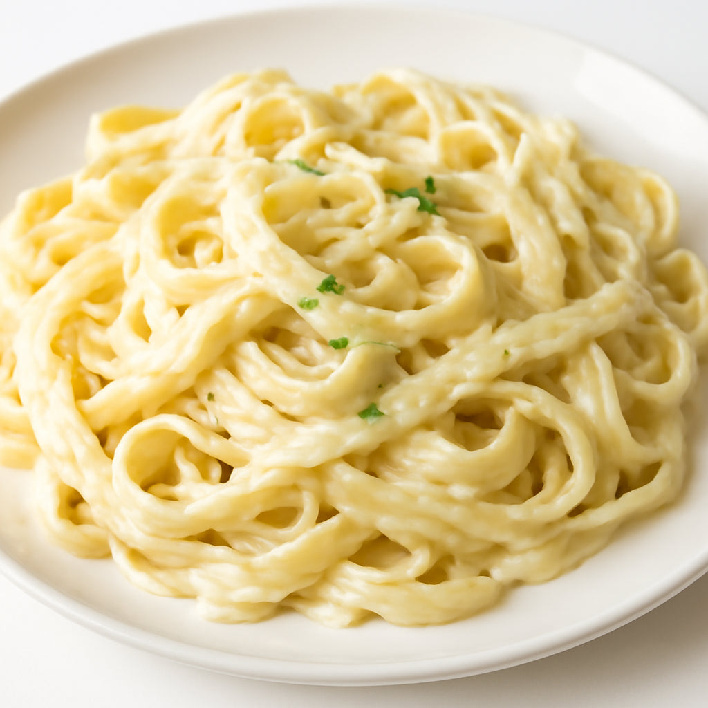 fettuccine alfredo recipe created by pantribot using RolTak AI