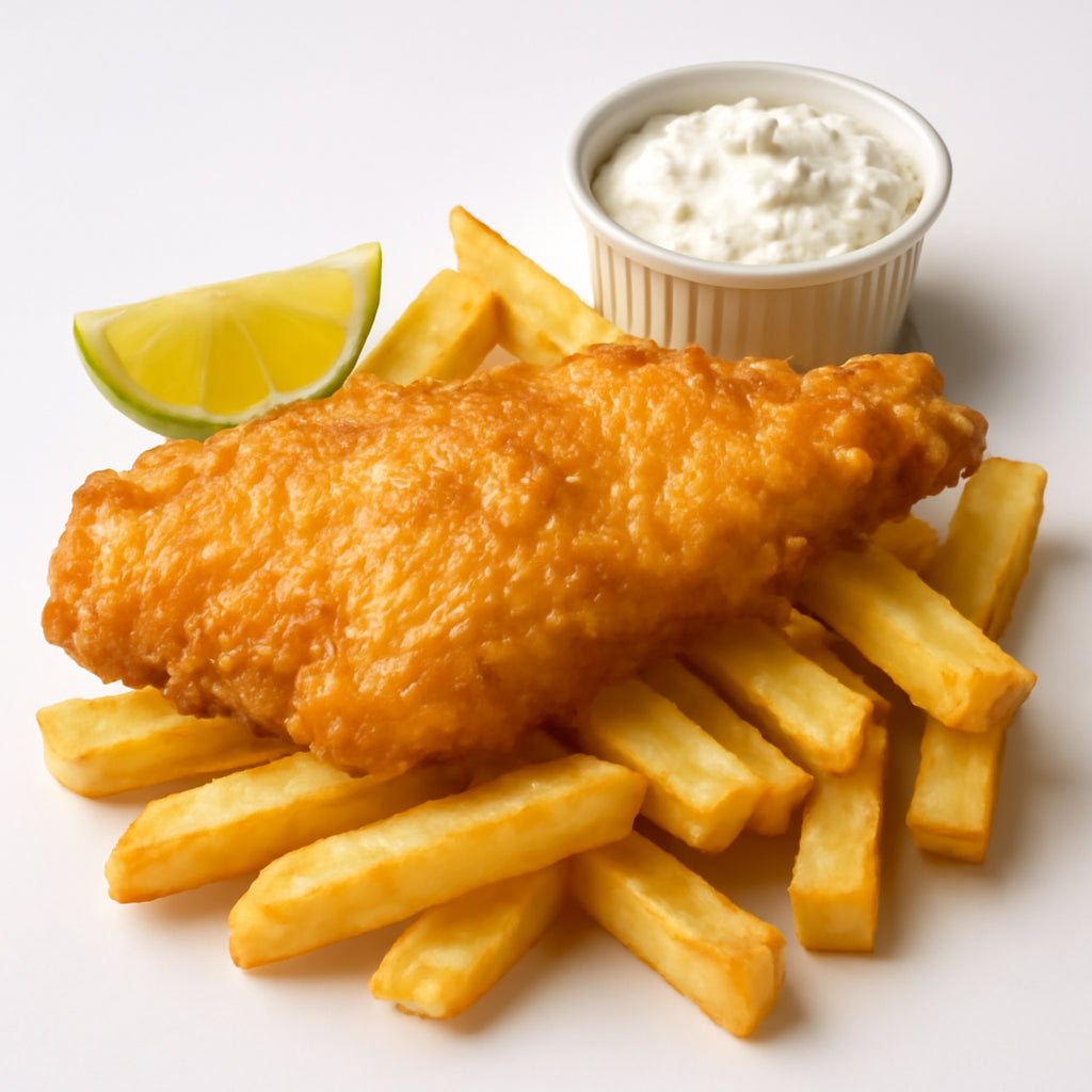 fish and chips recipe created by pantribot using RolTak AI