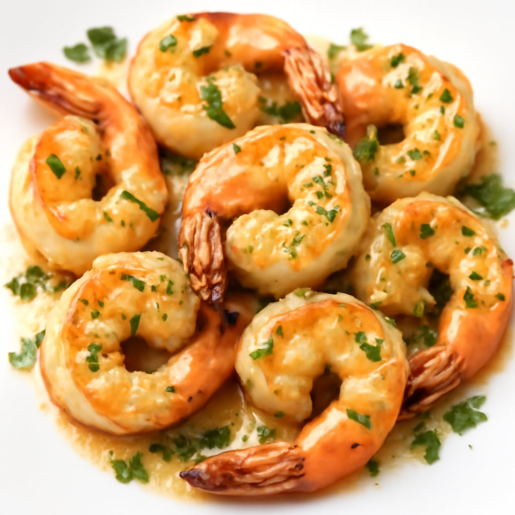 garlic butter shrimp recipe created by pantribot using RolTak AI