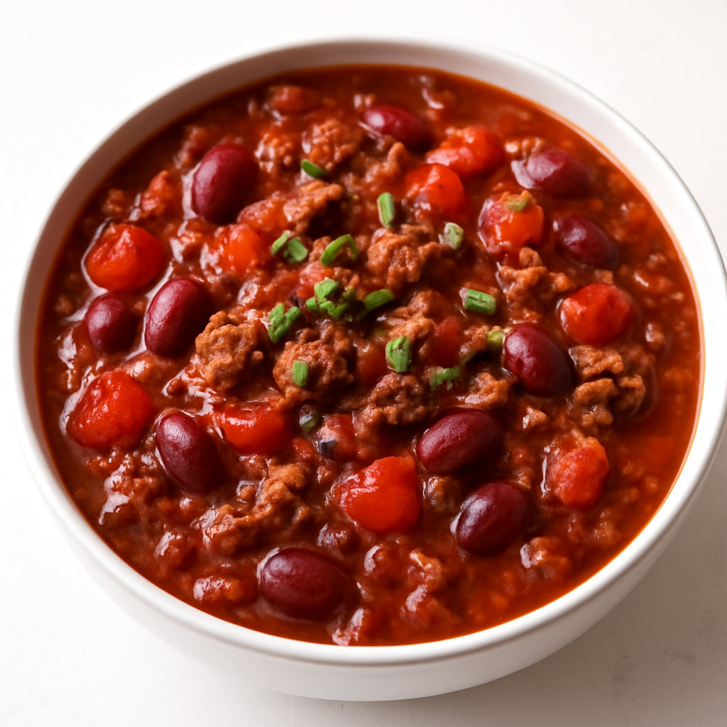 homemade chili recipe created by pantribot using RolTak AI