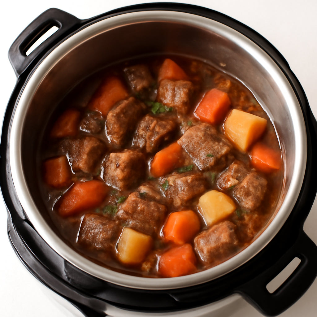 instant pot beef stew recipe created by pantribot using RolTak AI