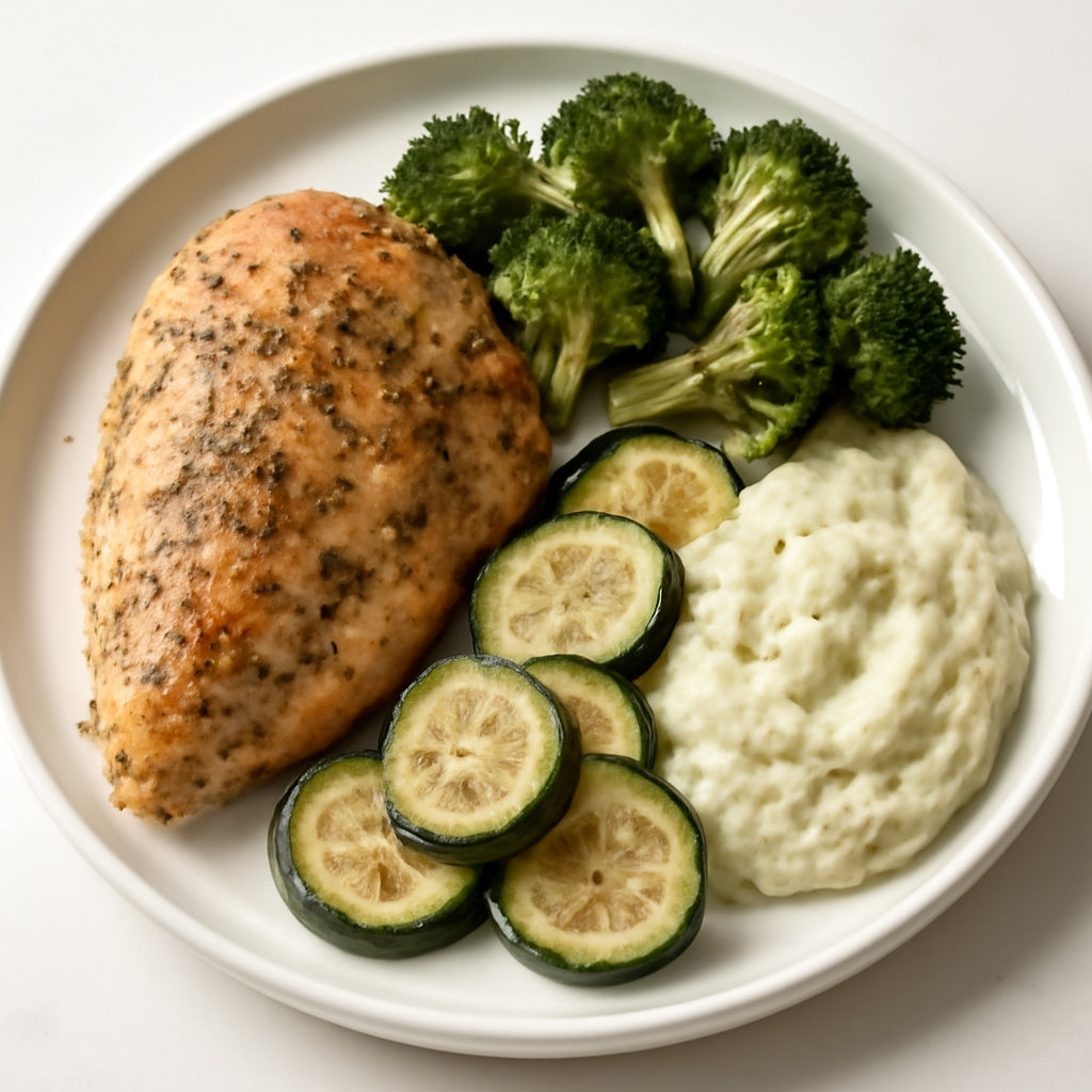 low carb chicken dinner recipe created by pantribot using RolTak AI
