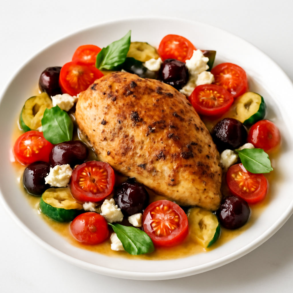 mediterranean chicken recipe created by pantribot using RolTak AI