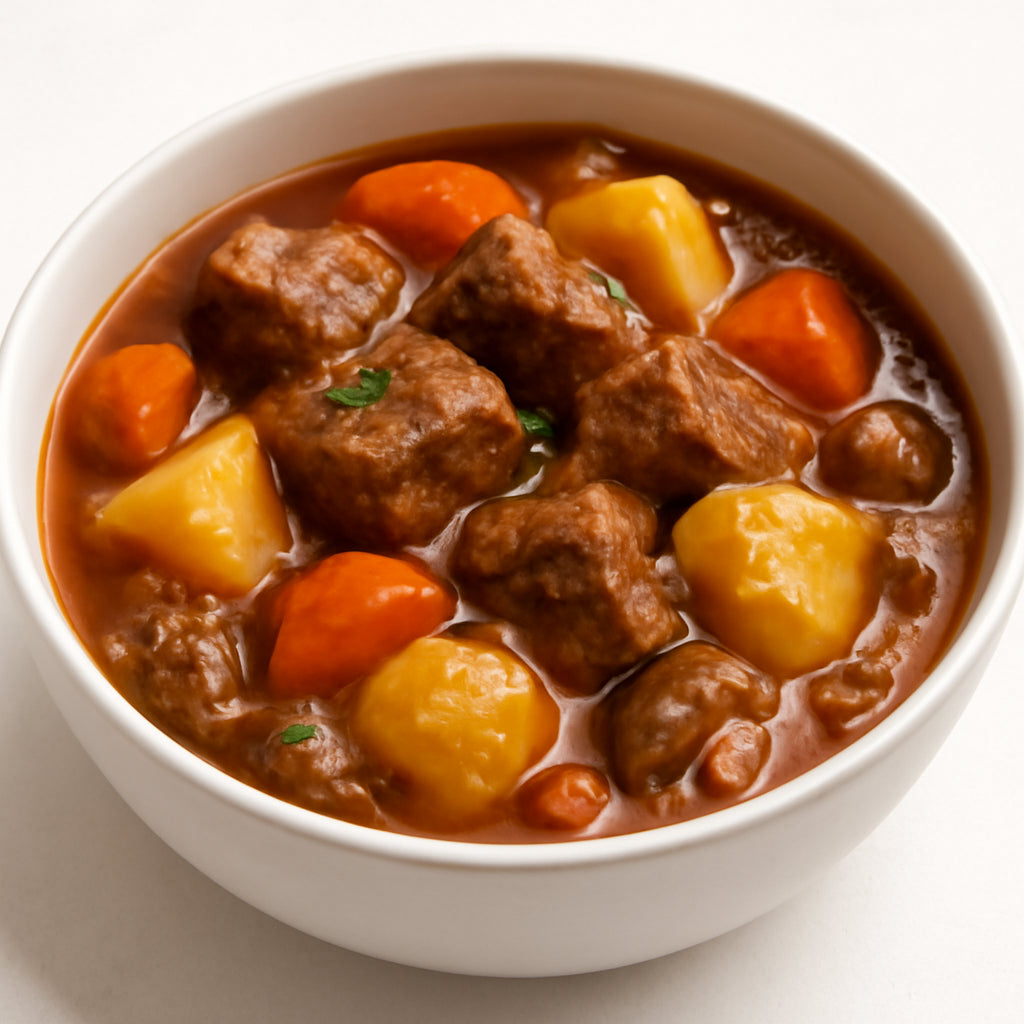 old-fashioned beef stew recipe created by pantribot using RolTak AI
