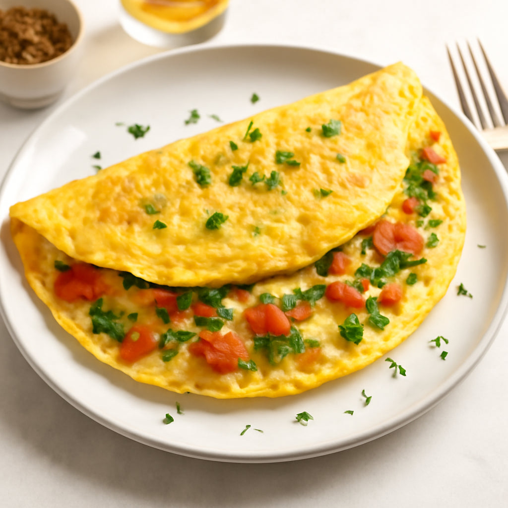 omelet recipe recipe created by pantribot using RolTak AI