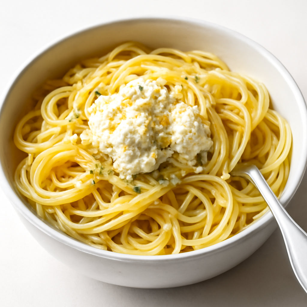 one-pot pasta with ricotta and lemon recipe created by pantribot using RolTak AI