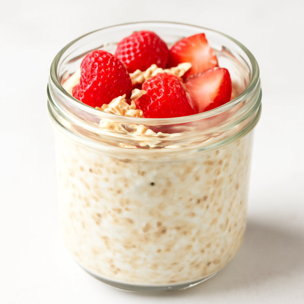 overnight oats recipe created by pantribot using RolTak AI