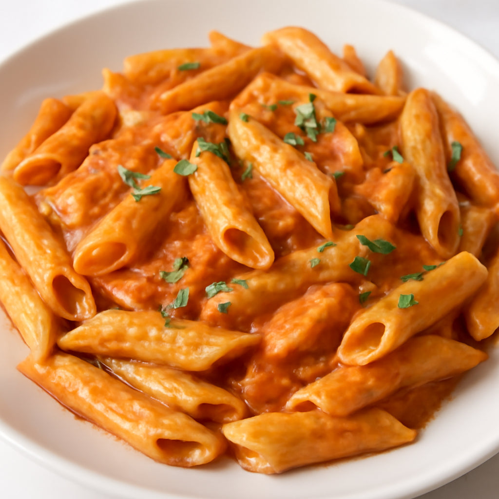 penne alla vodka recipe created by pantribot using RolTak AI