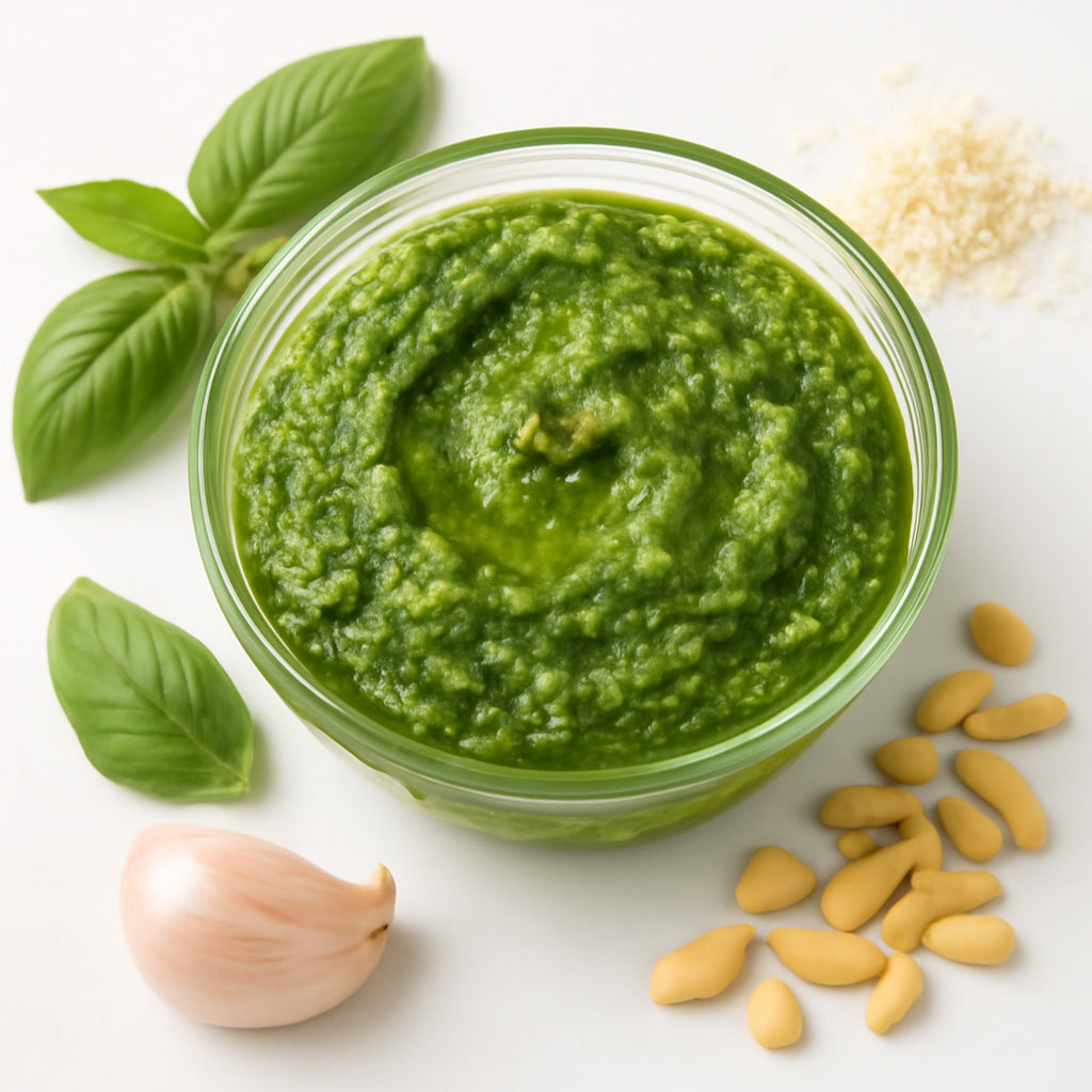 pesto sauce recipe created by pantribot using RolTak AI