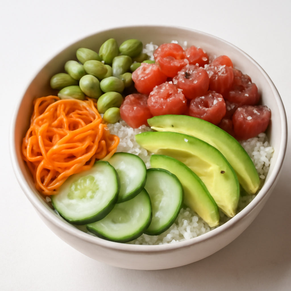 poke bowl recipe created by pantribot using RolTak AI