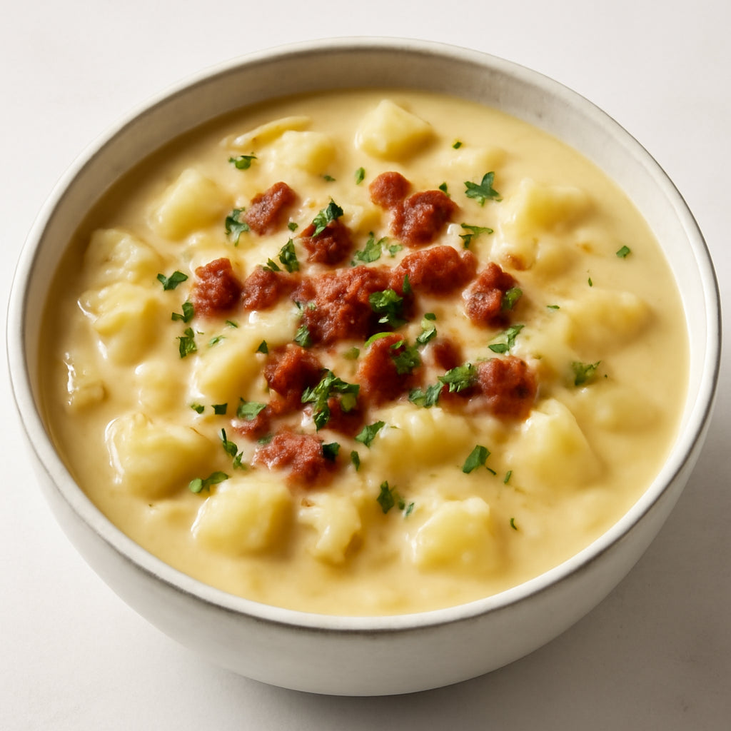potato soup recipe created by pantribot using RolTak AI