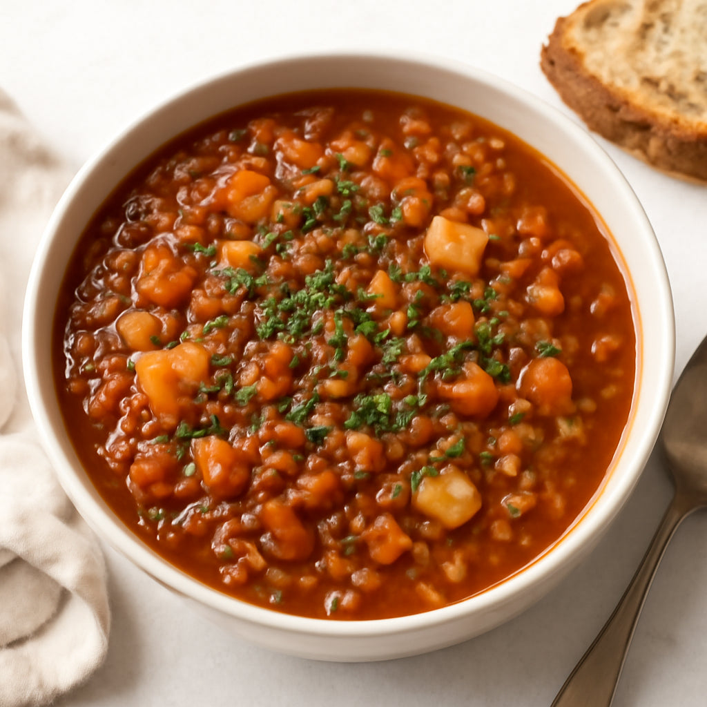 recipe for lentil stew recipe created by pantribot using RolTak AI