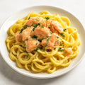 salmon pasta recipe created by pantribot using RolTak AI