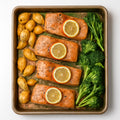 sheet pan salmon recipe created by pantribot using RolTak AI