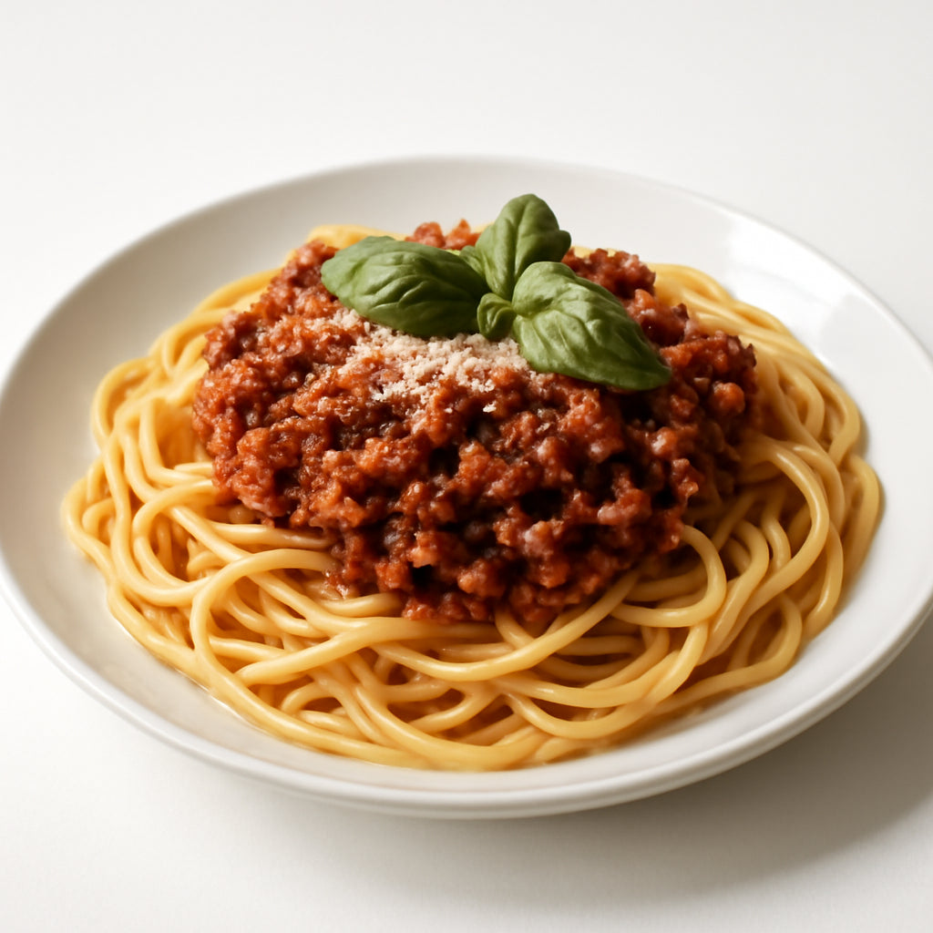 spaghetti bolognese recipe created by pantribot using RolTak AI
