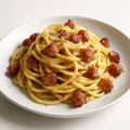 spaghetti carbonara recipe created by pantribot using RolTak AI