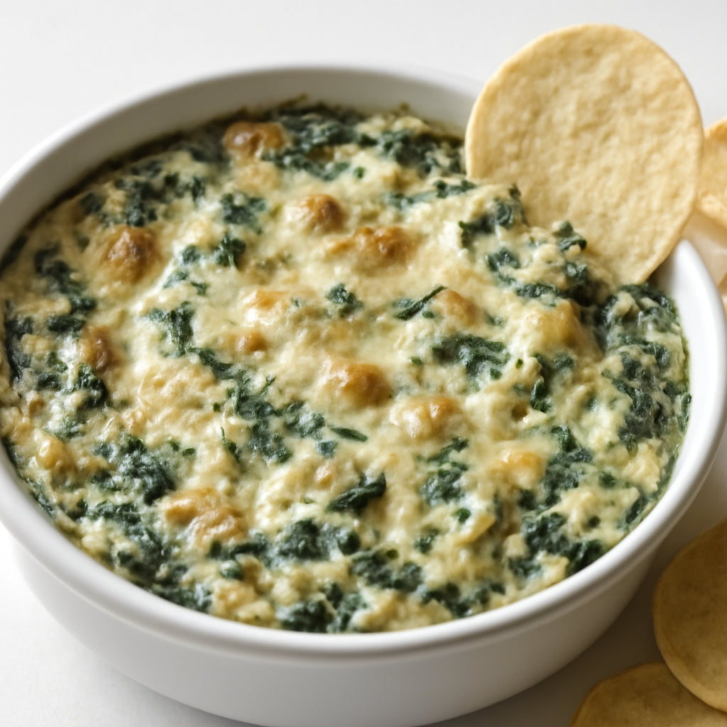 spinach artichoke dip recipe created by pantribot using RolTak AI