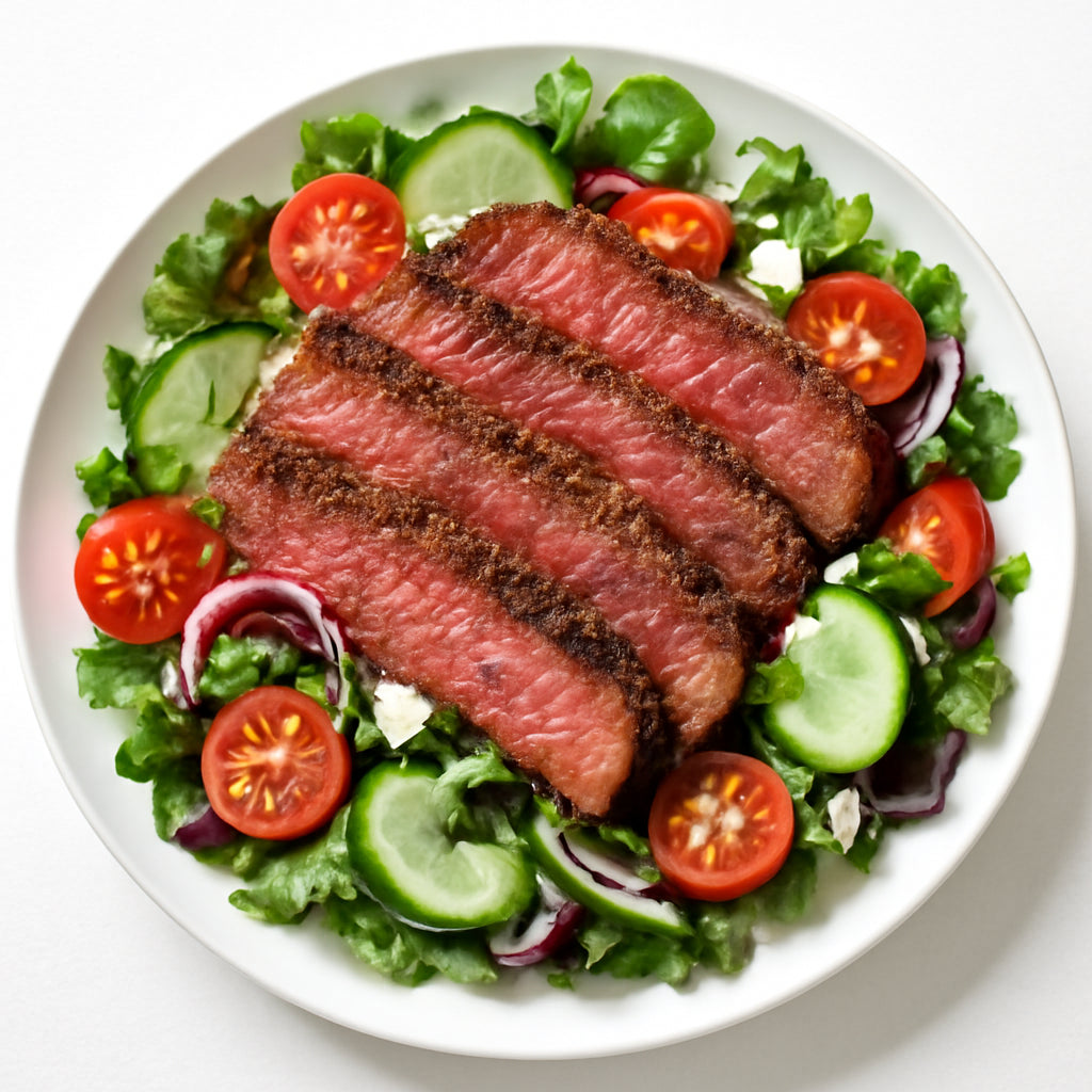 steak salad recipe created by pantribot using RolTak AI