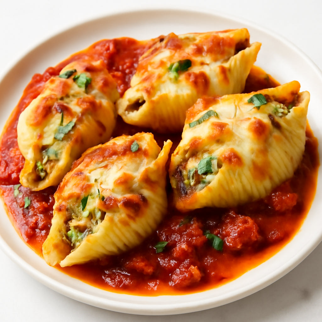 stuffed shells recipe created by pantribot using RolTak AI