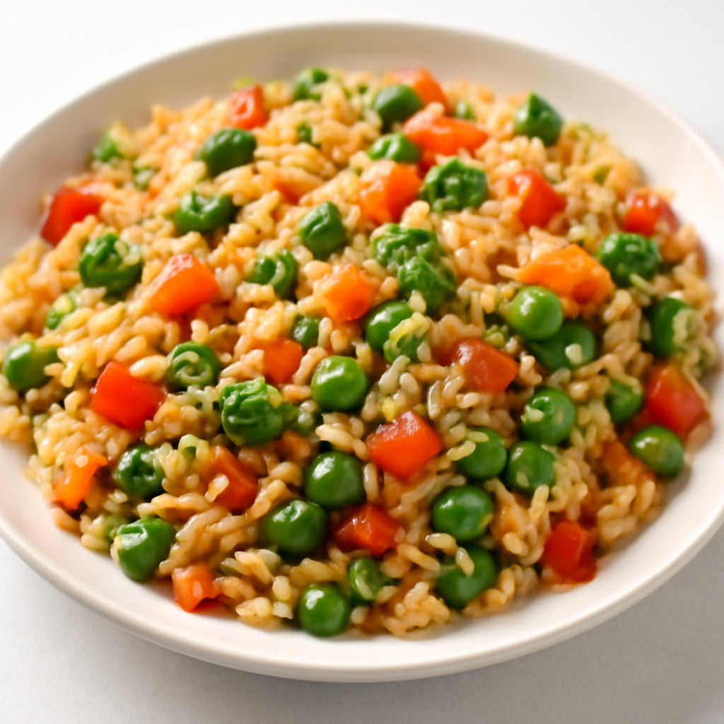 vegetable fried rice recipe created by pantribot using RolTak AI