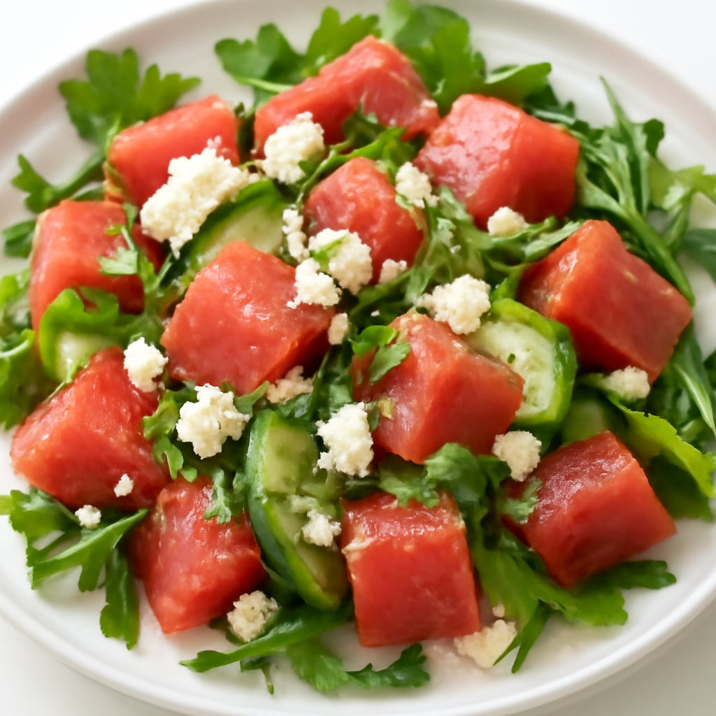 watermelon feta salad recipe recipe created by pantribot using RolTak AI